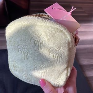 Terry Cloth Palm Tree Embossed Mini Square Pouch - Stoney Clover Lane x Target